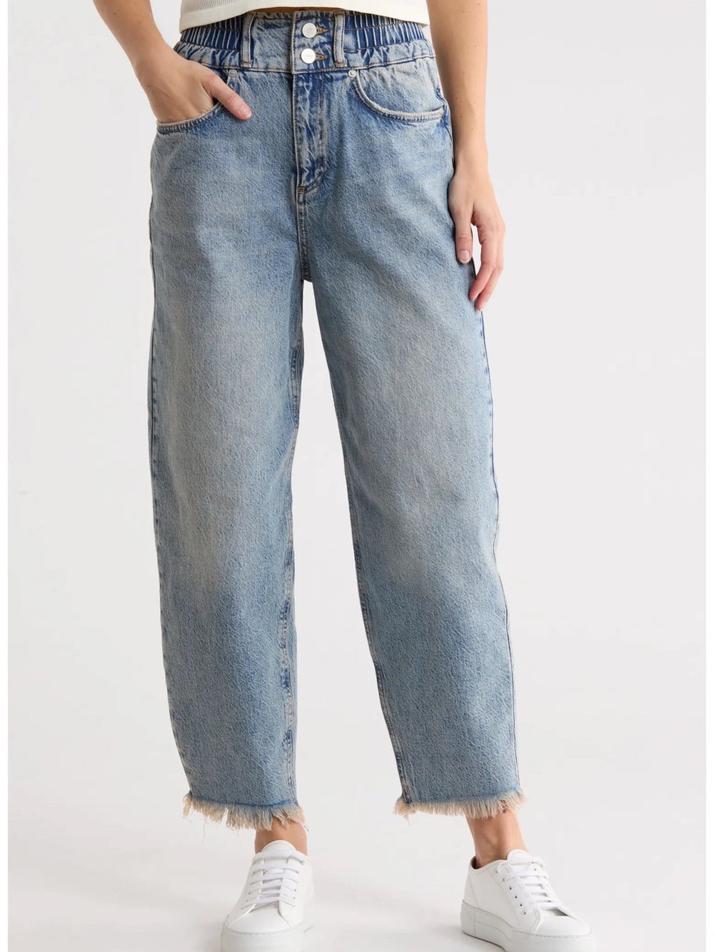All Saints Daisy Fray Jean